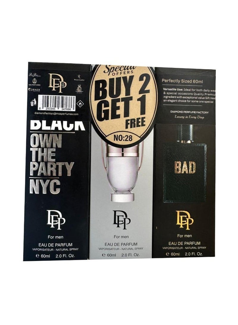 Diamond Special Offer Buy 2 Get 1 Free For Men - Image 3