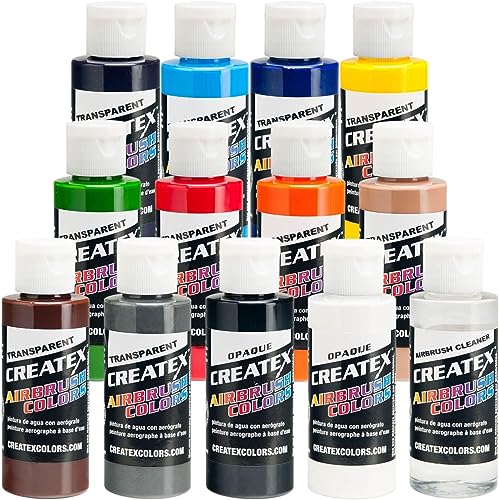 CREATE X Transparent 12 CREATEX Airbrush Paint Colors Set - Image 5