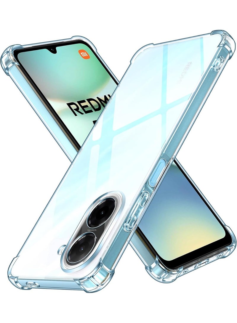 حافظة حماية شفافة  لموبايل Xiaomi Redmi A5 حافظة حماية رفيعة من البولي يوريثين الحراري المرن الناعم لهاتف Xiaomi Redmi A5، شفاف - Image 1