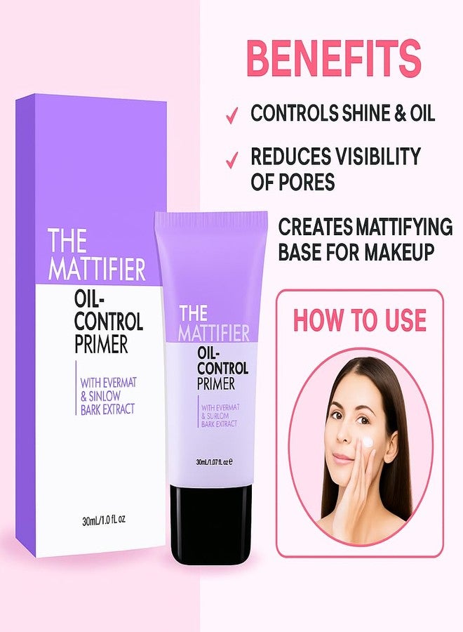 Classyhuda The-Mattifier Oil Control Primer with Evermat and Willow Bark Extract, Gel Form, Paraben Free, 30ml/1.01 fl oz, for All Skin Types - Image 4
