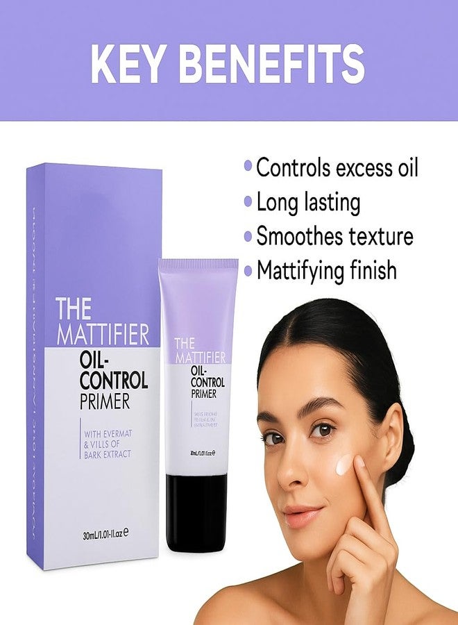 Classyhuda The-Mattifier Oil Control Primer with Evermat and Willow Bark Extract, Gel Form, Paraben Free, 30ml/1.01 fl oz, for All Skin Types - Image 3