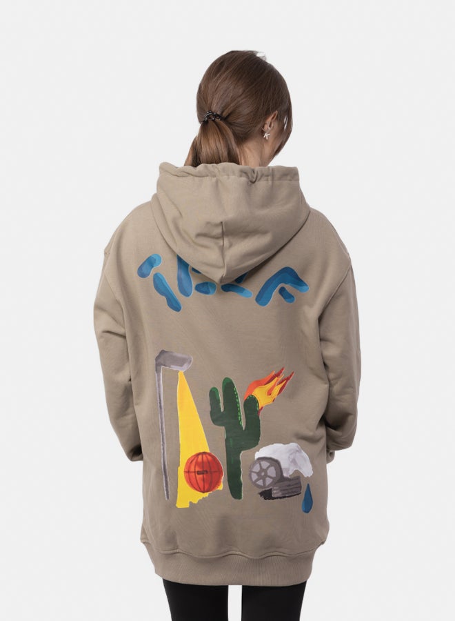 Teif paris Desert Vibe Graphic Hoodie  - Image 5