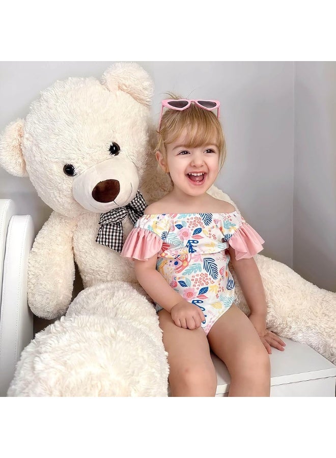 MaoGoLan Giant Teddy Bear Big 4 Feet Stuffed Animal Stuffed Bear Baby Shower Life Size Large Teddy for Girlfriend Boyfriend Wife Children - Image 5