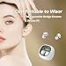 Loluka Black Invisible Earbuds Bluetooth Discreet Smallest Hidden Tiny Bluetooth Mini Micro Earbuds for Work Invisible Sleep Wireless Earphone Waterproof Headphones for Small Ears Canals Buds - Image 2