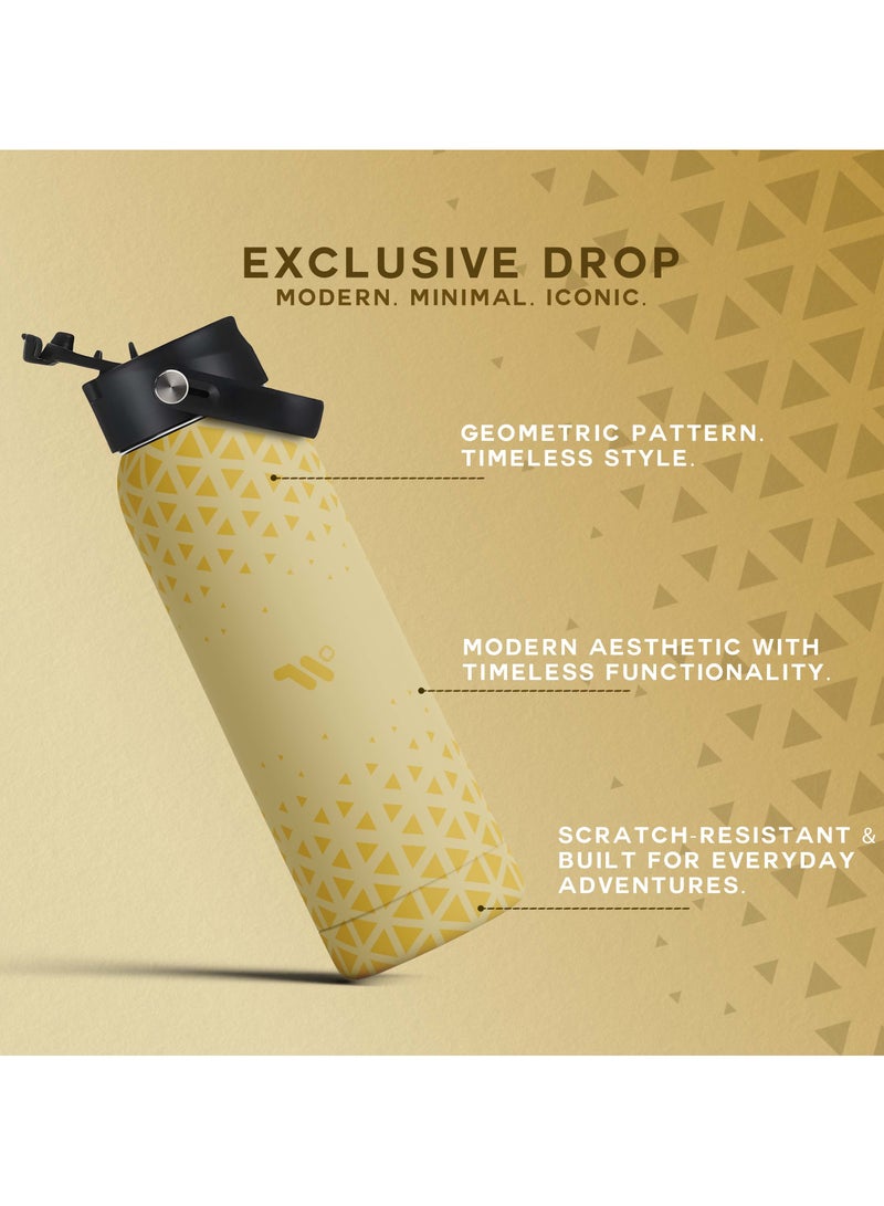 S2C Stainless Steel Water Bottle 1L,32oz Double Wall Vacuum Insulated Water Bottle, BPA Free Water Bottle for Kids School with Spout Lid - Thermos Water Flask for Hot Water, Water Bottles - Image 4