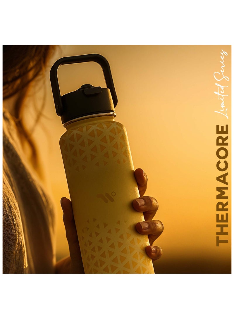 S2C Stainless Steel Water Bottle 1L,32oz Double Wall Vacuum Insulated Water Bottle, BPA Free Water Bottle for Kids School with Spout Lid - Thermos Water Flask for Hot Water, Water Bottles - Image 5