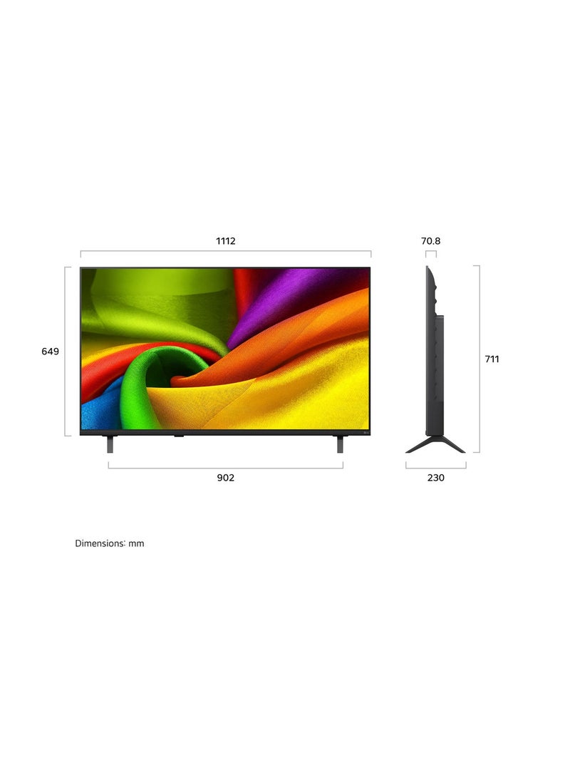 LG 55" NANO 4K UHD AI Smart TV 2026 – NanoCell | α7 AI Processor Gen9 | HDR10 Pro | webOS | AI Hub | VRR | GeForce NOW | LG Shield-55NU850B6LA 55NU850B6LA black - Image 2