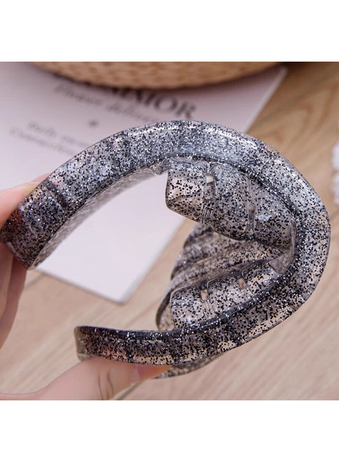 Footoppo Crystal Slippers For Women, Stylish Hard-soled Outdoor Plastic Sandals For Summer Home Use And Indoor Slippers - Image 4