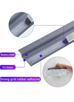 RATSAW 4 Meters Self Adhesive PU Foam Window Weather Seal Strip Soundproof Pest-proof Windproof Dust-proof Door Seal Strip White  - Image 2