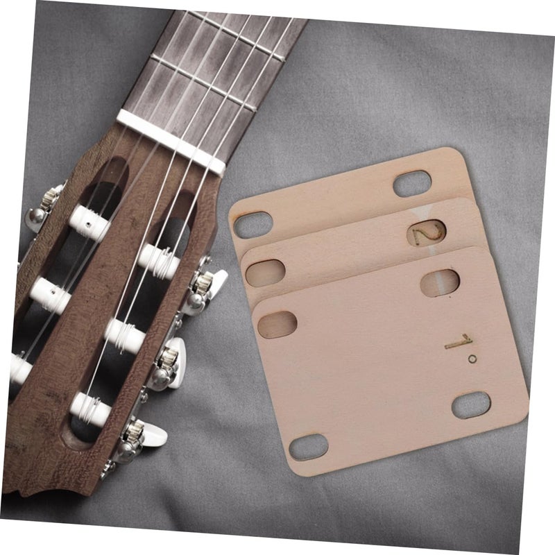 3Pcs Guitar Neck Spacer Bass Guitar Neck Plate Precision Fit Easy Installation - Image 4