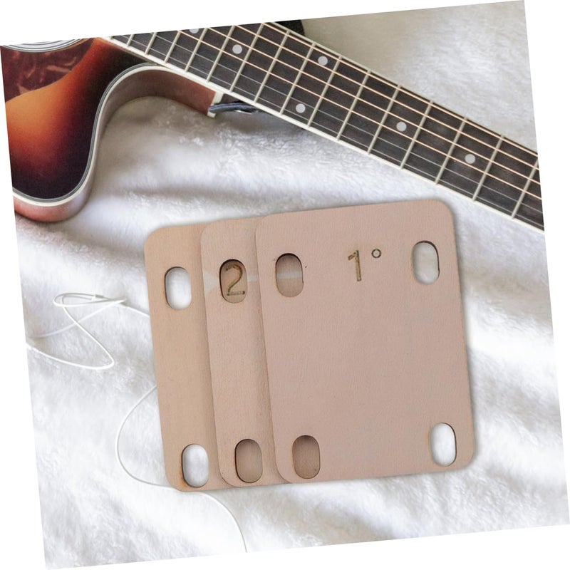 3Pcs Guitar Neck Spacer Bass Guitar Neck Plate Precision Fit Easy Installation - Image 3