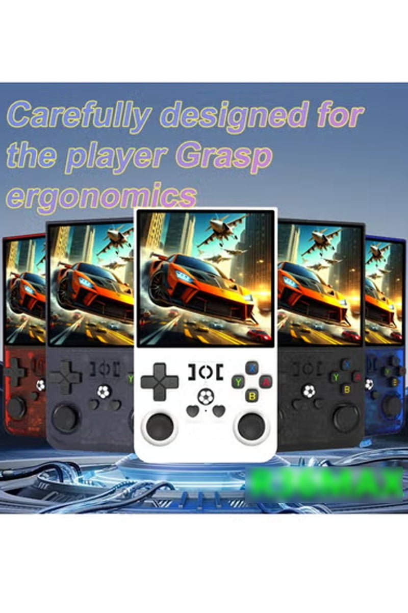 R36MAX Open Source Handheld Game Machine GBA Arcade Classic FC Arcade Portable PSP Playable God Of War-Product's Colour:Cardless Version-Model:R36max【white】 - Image 2