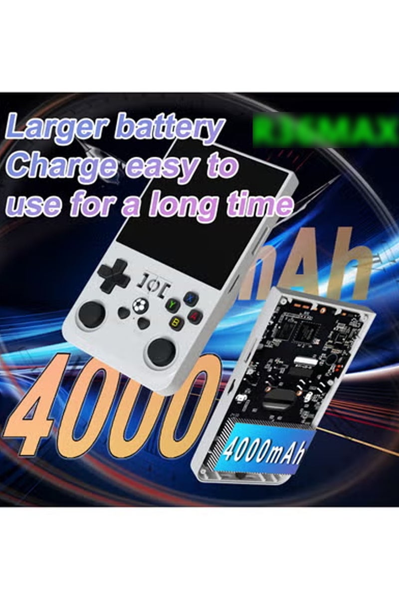 R36MAX Open Source Handheld Game Machine GBA Arcade Classic FC Arcade Portable PSP Playable God Of War-Product's Colour:Cardless Version-Model:R36max【white】 - Image 5