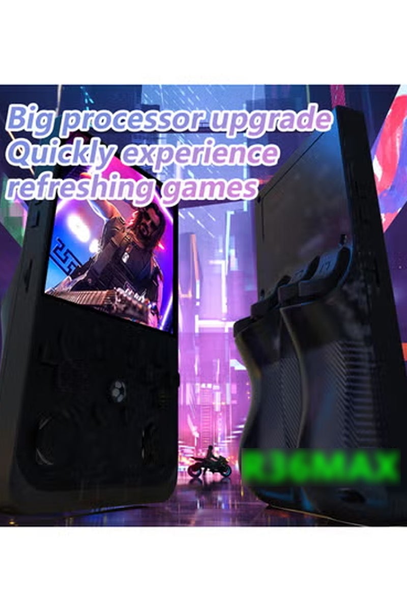 R36MAX Open Source Handheld Game Machine GBA Arcade Classic FC Arcade Portable PSP Playable God Of War-Product's Colour:Cardless Version-Model:R36max【white】 - Image 4