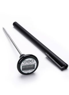 ELFSA Thermometer Kitchen Suitable for Milk Coffee and Water Black Length 120mm  - Image 2