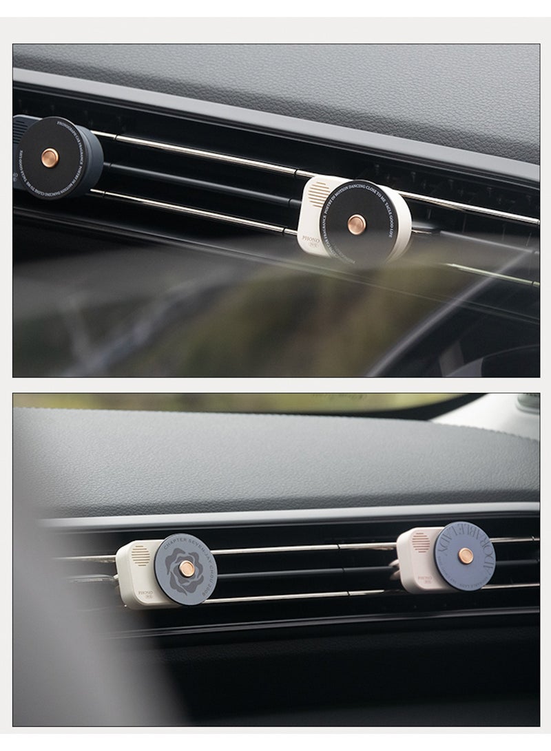 CD player shape Car Air Freshener with Air Vent Clip, Car Air Freshener for Interior Decor and Gift Decorations, rotary aromatherapy pieces - Image 2