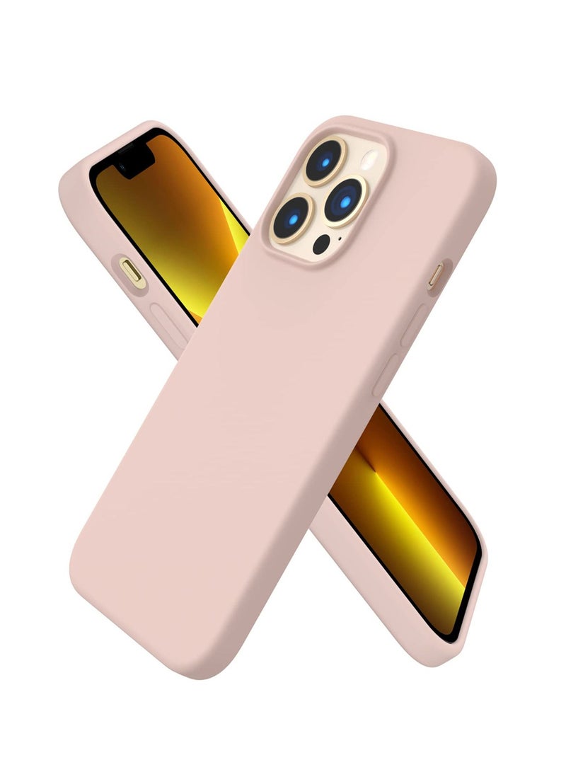 BORTONY iPhone 14 Pro Max Case 6.7 inch Slim Liquid Silicone 3 Layers Full Covered Soft Gel Rubber Case Cover - Image 1