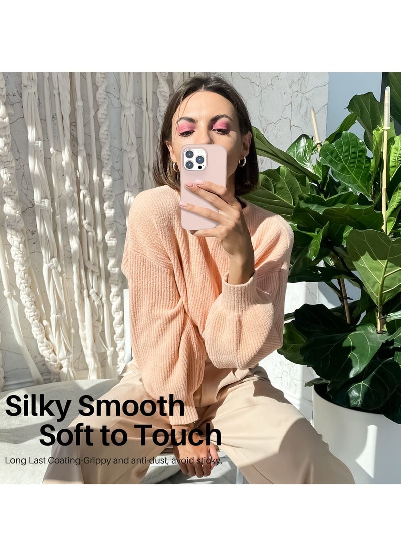 BORTONY iPhone 14 Pro Max Case 6.7 inch Slim Liquid Silicone 3 Layers Full Covered Soft Gel Rubber Case Cover - Image 4