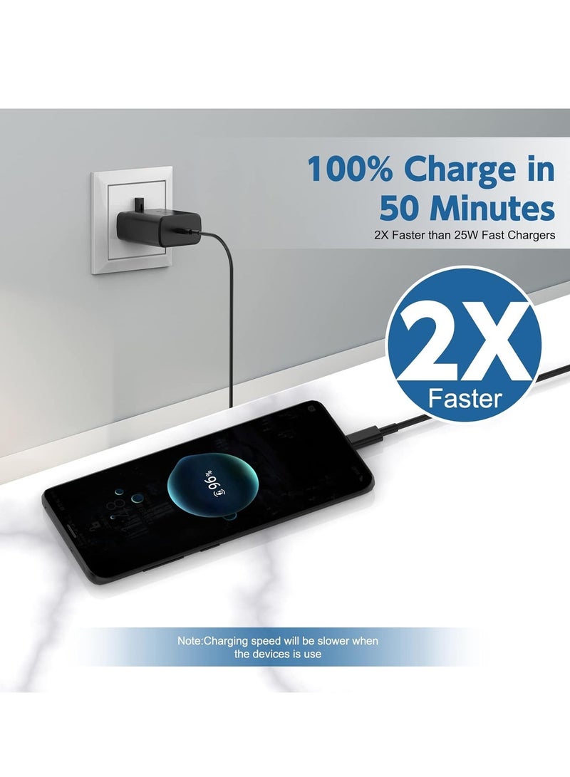 NEW 45W Super Fast USB-C Charger for Samsung Galaxy S24/S23/S22 Series – Includes 6.6FT 5A Type-C Cable - Image 5