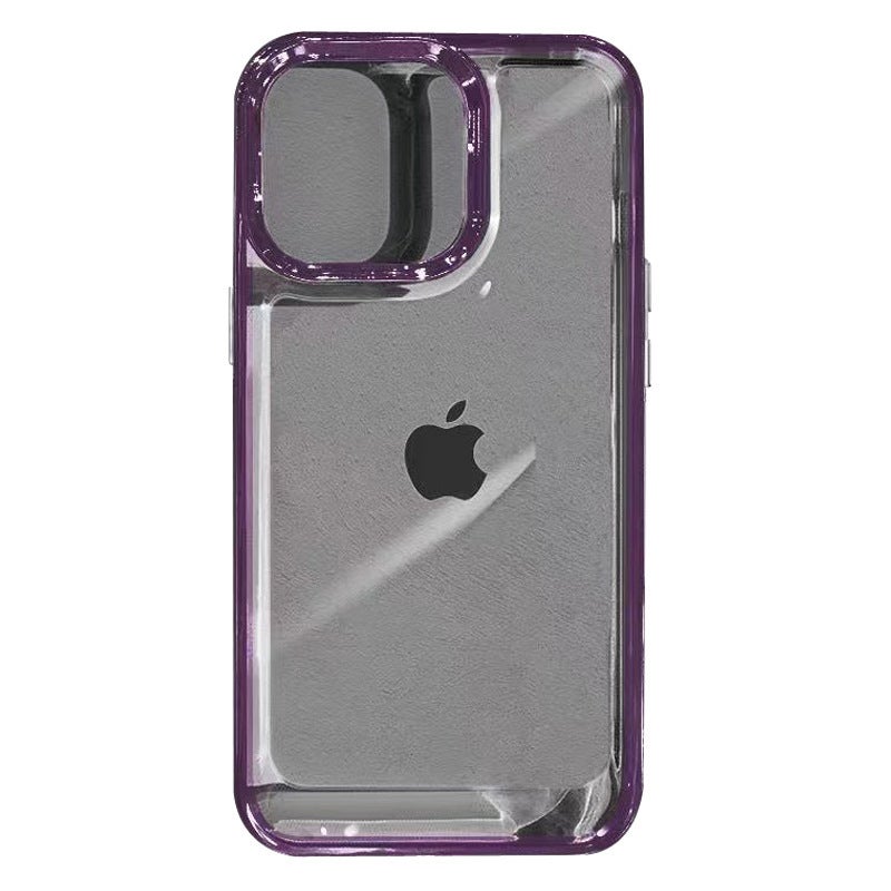 Space Shell Second Generation Electroplating Button Suitable for Iphone17Promax Mobile Phone Case Apple 16 Transparent 14 Hard 15 Shell - Image 4