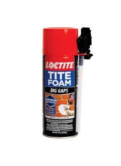 Loctite Loctite Tite Foam PU sealant(White), Expanding Foam for large gaps filling, keeps dust and pests aways, DIY dries fast, waterproof no shrinkage easy application doors PVC pipe bathroom, AC ducts 340g  - Image 1