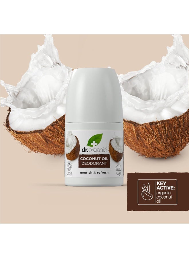Dr.Organic Virgin Coconut Oil Deodorant 50ml - Image 2