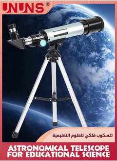 UNUNS Astronomical Telescope,90x Magnification Astronomy Telescope,Lunar Telescope For Kids Educational Science,Portable Refracting Telescope For Observing Stargazing Constellations Outdoor Activities  - Image 5
