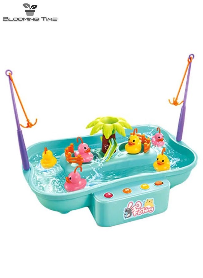 BLOOMING TIME - Children's Educational Electric Water Cycle Magnetic Fishing Toy - Image 1