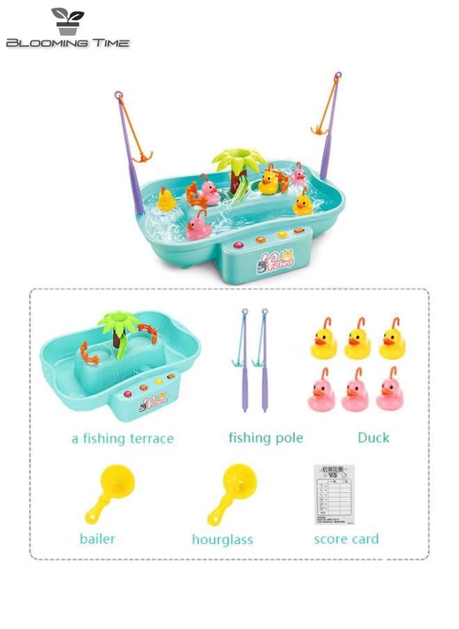 BLOOMING TIME - Children's Educational Electric Water Cycle Magnetic Fishing Toy - Image 1