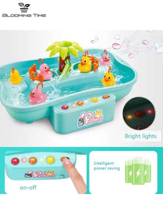 BLOOMING TIME - Children's Educational Electric Water Cycle Magnetic Fishing Toy - Image 1