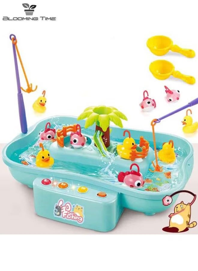 BLOOMING TIME - Children's Educational Electric Water Cycle Magnetic Fishing Toy - Image 1