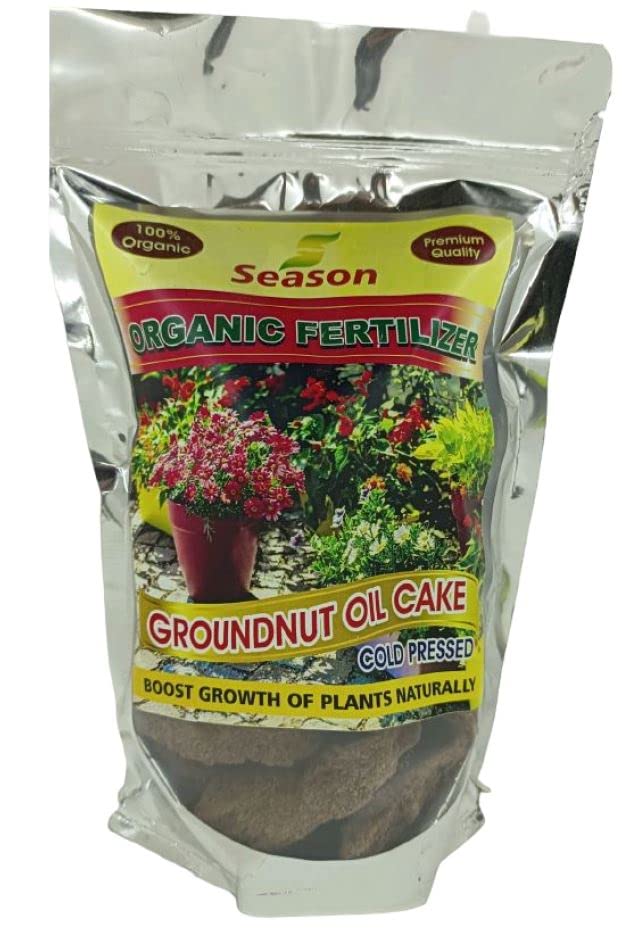 S Season Groundnut Oil Cake 1 KG for Healthy Plants and Soil Ideal for Home and Terrace GardensCattle Feed Pack of 1 - Image 1