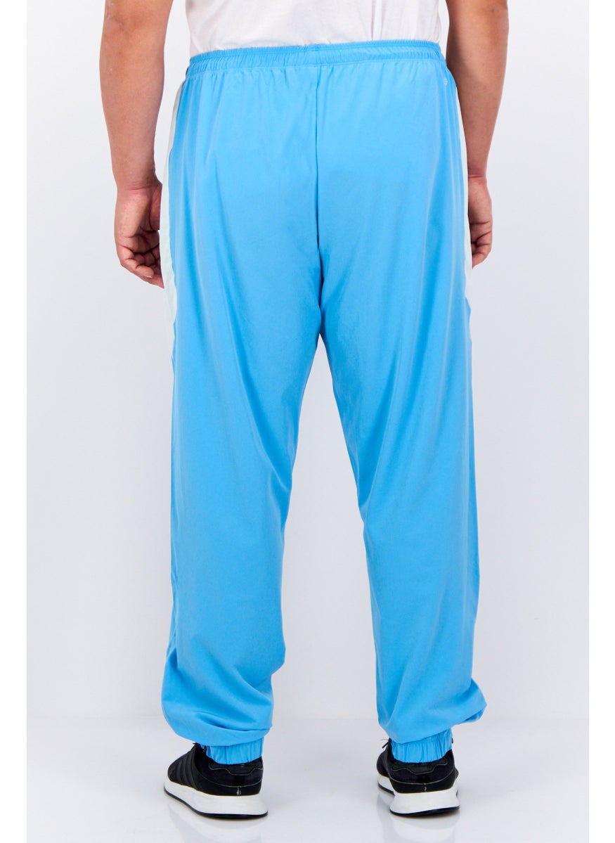 Adidas - Men Sportswear Fit Drawstring Brand Logo Track Pant, Blue - Image 1