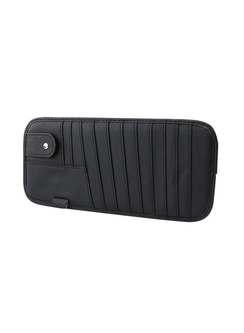 Generic Car Storage Bag CD Board Card Holder Car Storage Box Disc Bag Glasses Holder - Image 1