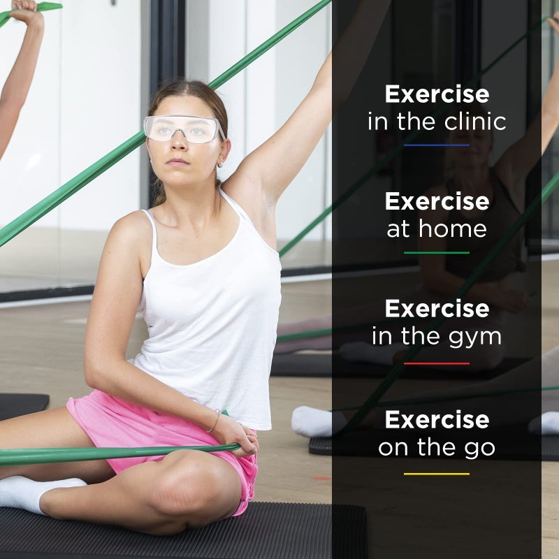 THERABAND Resistance Bands, 50 Yard Roll Professional Latex Elastic Band For Upper & Lower Body & Core Exercise, Physical Therapy, Pilates, At-Home Workout, & Rehab, Green, Heavy, Level 4 - Image 3