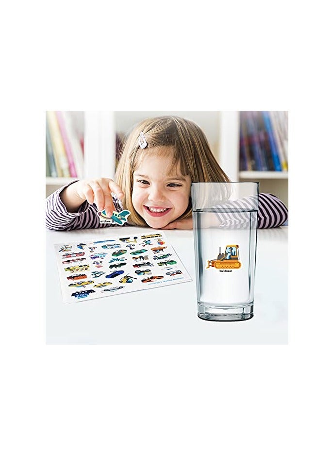 general Reusable Activity Sticker Learning Toys for Kids, Early Education Book Puzzle(Vehicles) - Image 3