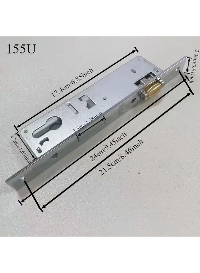 Heavy Duty Stainless Steel Embedded Lock 155U 30mm Adjustable Left Right Installation - Image 3
