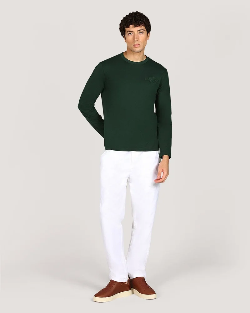 GANT Regular Tonal Shield Long Sleeve T-Shirt