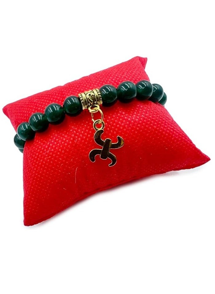 REBUY Pisces Sign with Jade Bracelet - Image 1