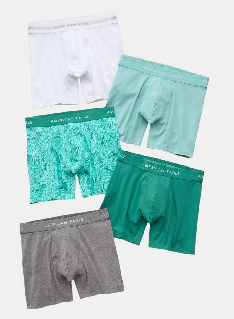 AEO Men's 6" Classic Boxer Brief 5-Pack