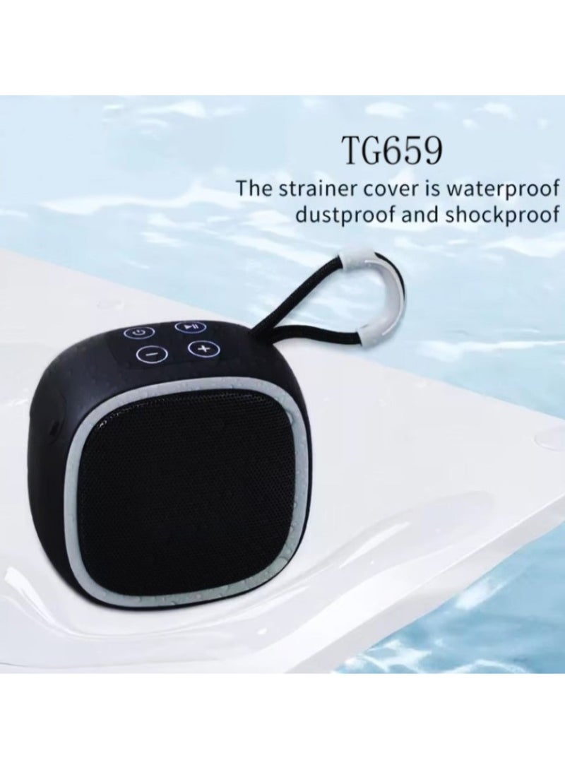 تي جي مكبر صوت صغير بتقنية البلوتوث، مكبر صوت عالي الدقة، يدعم بطاقة TF راديو صغير، مكبر صوت لاسلكي محمول للتحكم في التطبيق في الهواء الطلق - Image 1