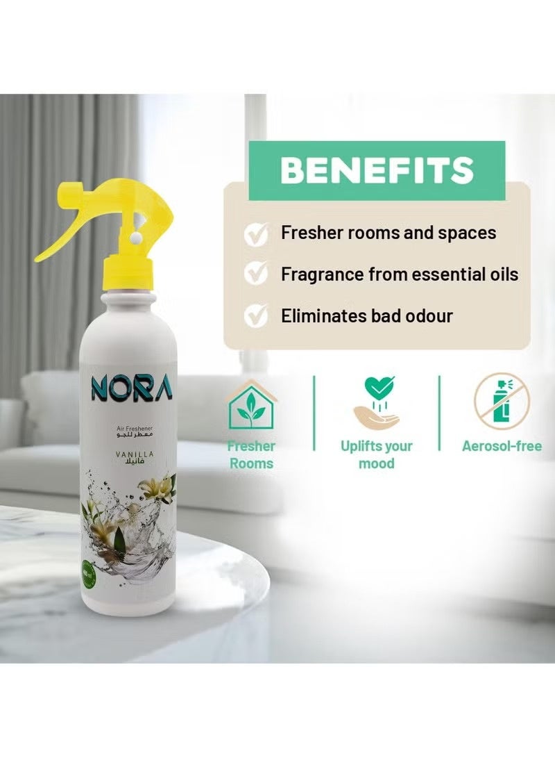 Nora Vanilla Air Freshener 460ml: A long-lasting, refreshing fragrance for home and office - Image 5