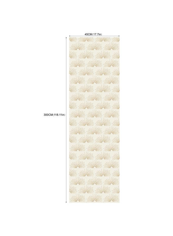 Bluejw Bohemian Sun Geometric Texture Self-adhesive Wallpaper Children's Room Background Wall Wallpaper Bedroom Porch Transformation Mural - Image 1