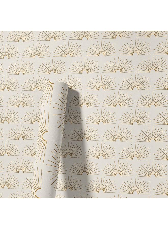 Bluejw Bohemian Sun Geometric Texture Self-adhesive Wallpaper Children's Room Background Wall Wallpaper Bedroom Porch Transformation Mural - Image 5