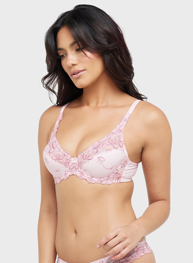 hunkemoller Plunge Neck Demi Bra  - Image 4