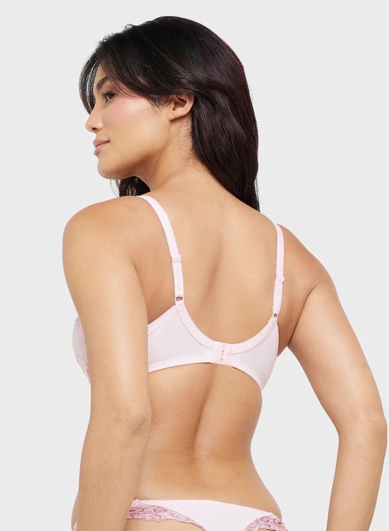 hunkemoller Plunge Neck Demi Bra
