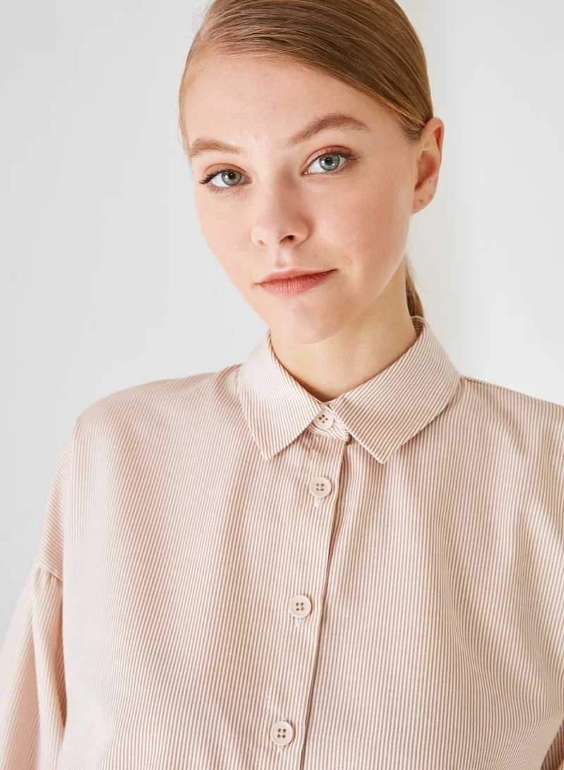 trendyol Button Down Tunic Top