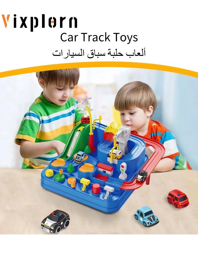 Vixplorn Boys Children's Race Track Toys, Car Toys Suitable For Boys And Girls Aged 3+, Toddler Car Adventure Toys, Children's Educational Games, sSuitable As Gifts For Birthdays, Eid al-Fitr,Ramadan And Other Festivals  - Image 1