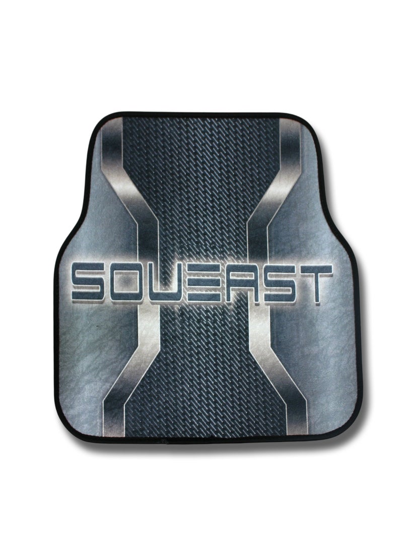 طقم دواسات سيارة 5 قطع متوافقة مع سيارات SOUEAST تصميم مانع للانزلاق خامات متينة سهلة التنظيف تساعد على حماية أرضية السيارة من الأتربة والطين والمياه والانسكابات اليومية يشمل الدواسات الأمامية والخلفية بالإضافة إلى القطعة الوسطى مناسب للاستخدام اليومي - Image 3