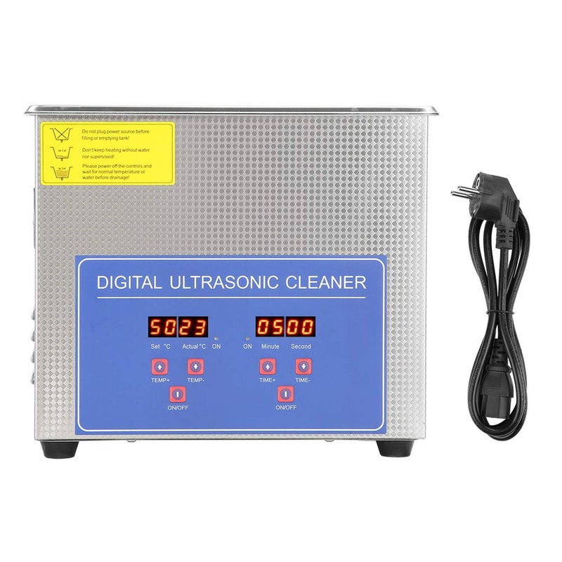 comfrt Ultrasonic Cleaner, Professional Digital Ultrasonic Jewelry Eyeglass Commercial Cleaner with Heater Timer Basket Stainless Steel Digital Ultrasound Washer Clean Machine (2L) - Image 2